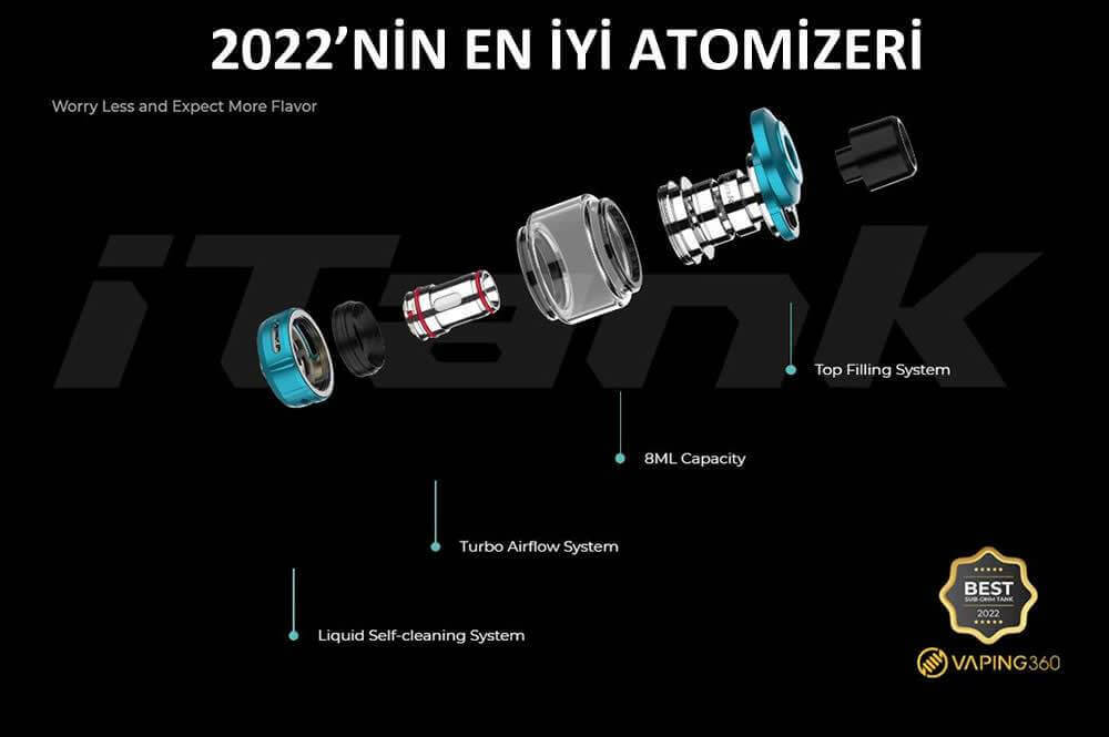 2022 En İyi Atomizer Ödüllü iTank Atomizer